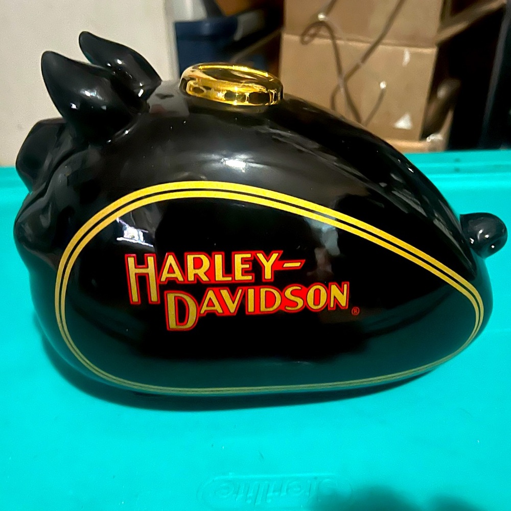 Large Harley Davidson Hog Bank